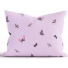 MKLozkoviny.sk Bavlnená obliečka na vankúš Renforcé 70 × 90 cm - Motýlikovia ružové- -