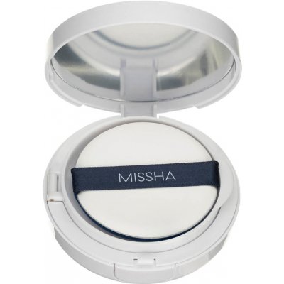 Missha - Magic Cushion Cover Lasting SPF50+/PA+++ - Hydratačný a rozjasňujúci make-up v hubke s ochranným filtrom 23 Natural Medium Beige 15 g