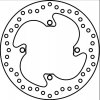 Brembo (Itálie) Zadný brzdový kotúč Brembo - Kawasaki KX F, 450ccm - 06>10