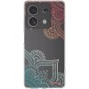 Picasee silikónový prehľadný obal pre Xiaomi Redmi Note 13 4G - Kvetinový vzor