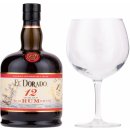 El Dorado 12y 40% 0,7 l (dárčekové balenie 1 pohár)