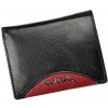 Pierre Cardin TILAK29 1810 RFID čierno-červená pánska kožená peňaženka 10,5 x 8,2 cm