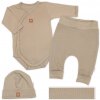Baby Nellys Rastúca 3dielna sada pre bábätko Nature taupe