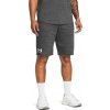UNDER ARMOUR RIVAL TERRY SHORT, Castlerock Light Heather / Onyx White - M