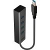 Lindy 4 Port USB 3.0 Hub, USB-Hub 43324