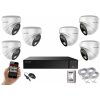 Monitorrs Security AI hybrid Light IP 6 kamerový set 5 Mpix WDome (6141K6) (Monitorrs Security)