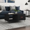 vidaXL Konferenčný stolík čierny 90x50x40 cm kompozitné drevo 829181