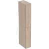Geberit - Vysoká skrinka 180x24x48 cm, 2 zásuvky, dub 503.011.JH.1