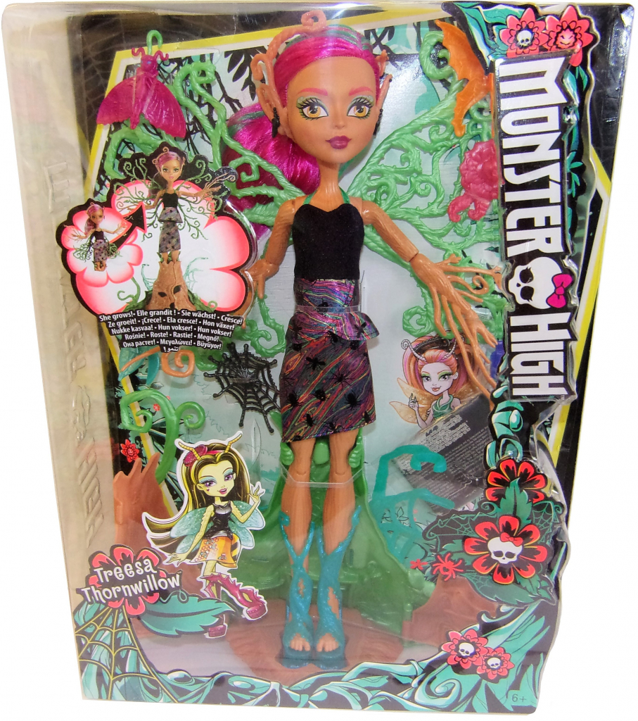 Monster High Treesa Thronwillow Puppe Garten-Monsterfreundin