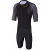 Zone3 Men's Lava Short Sleeve Trisuit - Black/Gold - Black/Gold - L Veľkosť: L