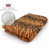 DRYBED Premium Vet Bed Tiger oranžový 150 x 100 cm