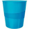 Odpadkový kôš Leitz WOW, plastový, 15 l, modrý