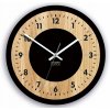 Nástenný hodinový strojček ModernClock čierny 33,5 cm