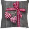 XPOSE® Mikroplyšová obliečka na vankúš LOVE BOX (digitálna tlač) 40x40 cm, Mikroplyš