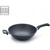 Wok Pánev s rukojetí Titanium Nowo 32 cm - WOLL (Titanová pánev Wok na indukci 32 cm s rukojetí Titanium Nowo - WOLL)