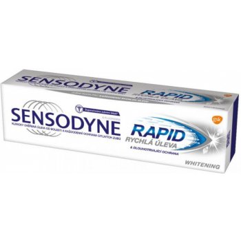 Sensodyne Rapid Whitening zubná pasta s fluoridom 75 ml