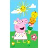 Carbotex · Detský uterák Prasiatko Peppa - motív Zmrzlinová pyramída - 100% bavlna - 30 x 50 cm