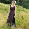 Outfit4Events Svrchní bez rukávů Jarle ramínka hnědá/černá