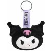 Play by Play Hello Kitty and Friends: Kuromi Plush Figure Keychain 7 cm