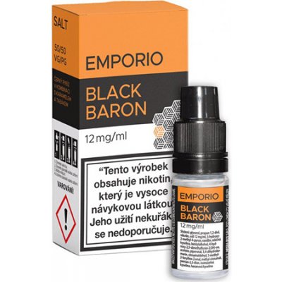 Emporio Salt Black Baron objem: 10ml, nikotín/ml: 12mg