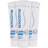 Sensodyne Repair & Protect Whitening Trio bělicí zubní pasta pro úlevu od bolesti citlivých zubů 3x75 ml
