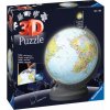 Ravensburger 3D Puzzle Ravensburger Puzzleball Globus - svietiaci - 548 dielov