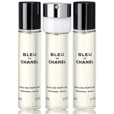 Chanel Bleu de Chanel Eau de Prarfum Refills parfumovaná voda pánska 3x20 ml