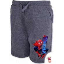 Setino chlapčenské kraťasy Spiderman tmavo šedé