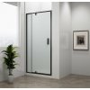 Polysan EASY BLACK otočné sprchové dvere 880-1020mm, sklo BRICK EL1738B