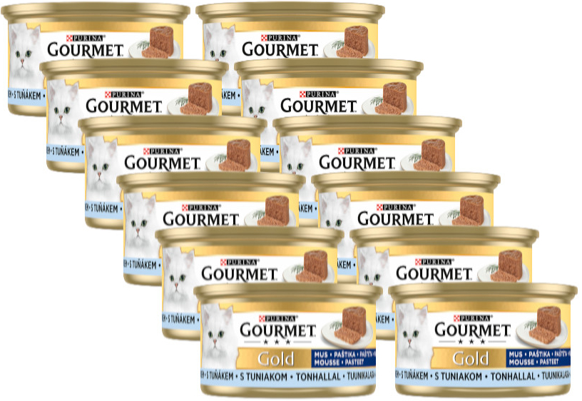 Gourmet Gold Mousse s tuniakom 12 x 85 g