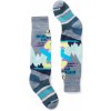 Smartwool K WINTERSPORT FC MOUNTAIN MOOSE PTRN OTC pewter blue