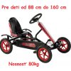 DINO Cars Šľapacia Motokára Speedy BF1, pre deti do 160 cm, nosnosť 80kg, červená