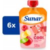 6x SUNAR Kapsička Cool ovocie malina, banán, jablko 120 g