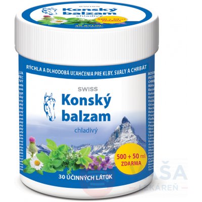 Swiss konský balzam chladivy 550 ml