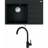 Franke CNG 611-78 TL/2 onyx + Franke FC 6018.071 LINA onyx