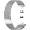 MojRemienok.sk Milánsky ťah celokovový náhradný remienok pre Huawei Watch Fit a Huawei Watch Fit New a SE Farba: strieborná