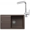 Blanco SET616 Gránitový drez Legra XL 6 S antracit + batéria Rosan S2 238201 chróm