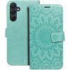 FANCY DIARY obal MEZZO mandala SAMSUNG A15 5G zelené (Otváracie púzdro na mobilné telefóny FANCY DIARY)
