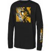 Outerstuff Pittsburgh Penguins Half & Half Ls Ctn Tee