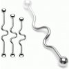 Steel Edge Piercing do ucha SP8 Dĺžka drieku piercingu: 38mm
