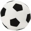 Plyšová mäkká futbalová lopta bielo-čierna IKEA SPARKA 20 cm