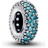 PANDORA strieborná korálka s modrými krištáľmi 791359C01