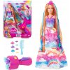 Barbie princezná s farebnými vlasmi herný set