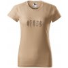 Handel Tričko - Bylinkové ticho Farba: piesková, Veľkosť: 2XL, Strih oblečenia: dámsky