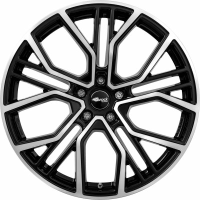 BROCK B41 10,5x22 5x112 ET43 black polished