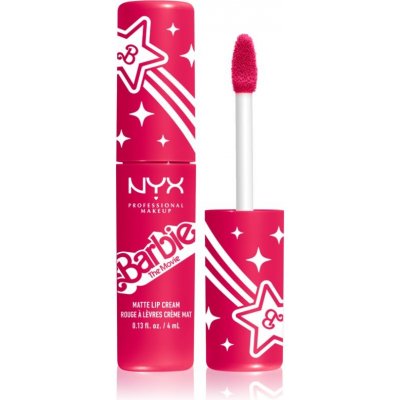 NYX Professional Makeup Barbie Smooth Whip Matte Lip Cream matný tekutý rúž 02 Perfect Day Pink 4 ml