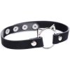 Master Series Kinky Kitty Ring Slim Choker Black