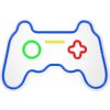Neónový PLEXI LED GAMEPAD viacfarebný FPNE03X Forever Light