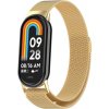 BStrap Milanese remienok na Xiaomi Mi Band 8, gold