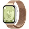 Techsuit – remienok na hodinky (W009) pre Huawei Watch Fit 3 / Fit 4 / Fit 4 Pro – ružovo-zlatý